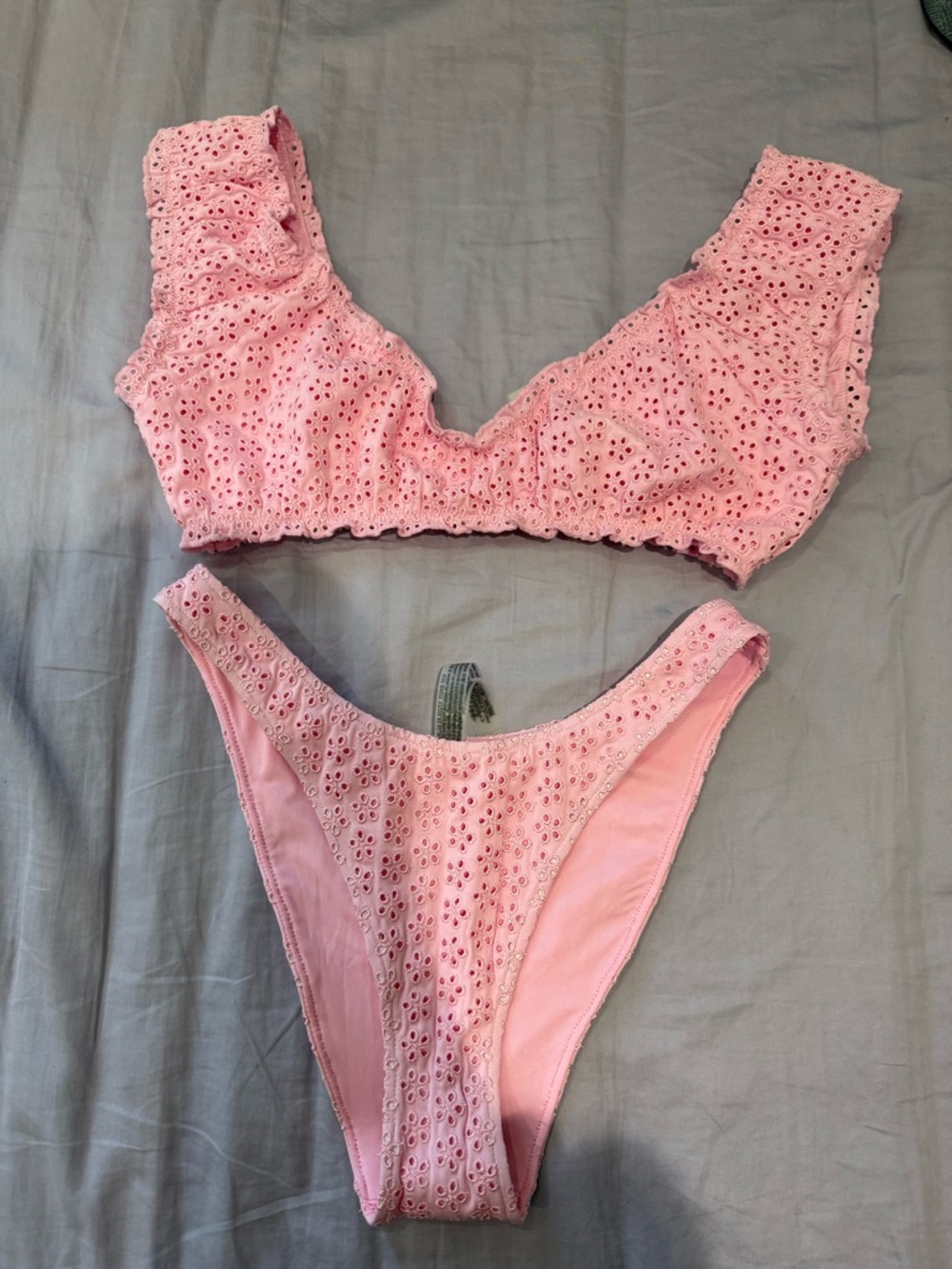 Victoria’a secret Pink Two-Piece Bikini Set top S bottom Xs